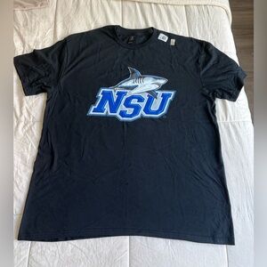 NWT Nova Southeastern Sharks Icon Officially Licensed T-Shirt